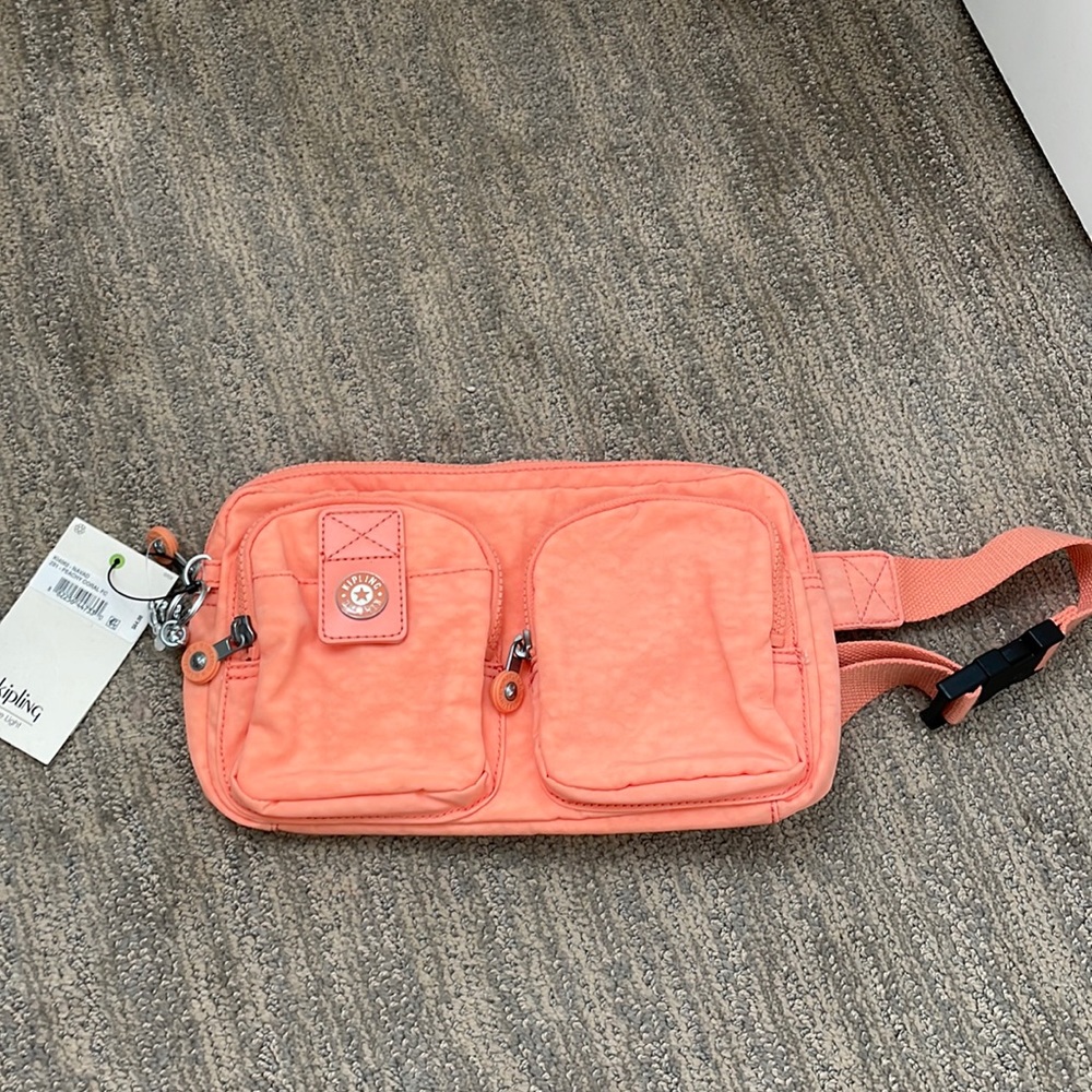KIPLING Peachy coral Fanny pack